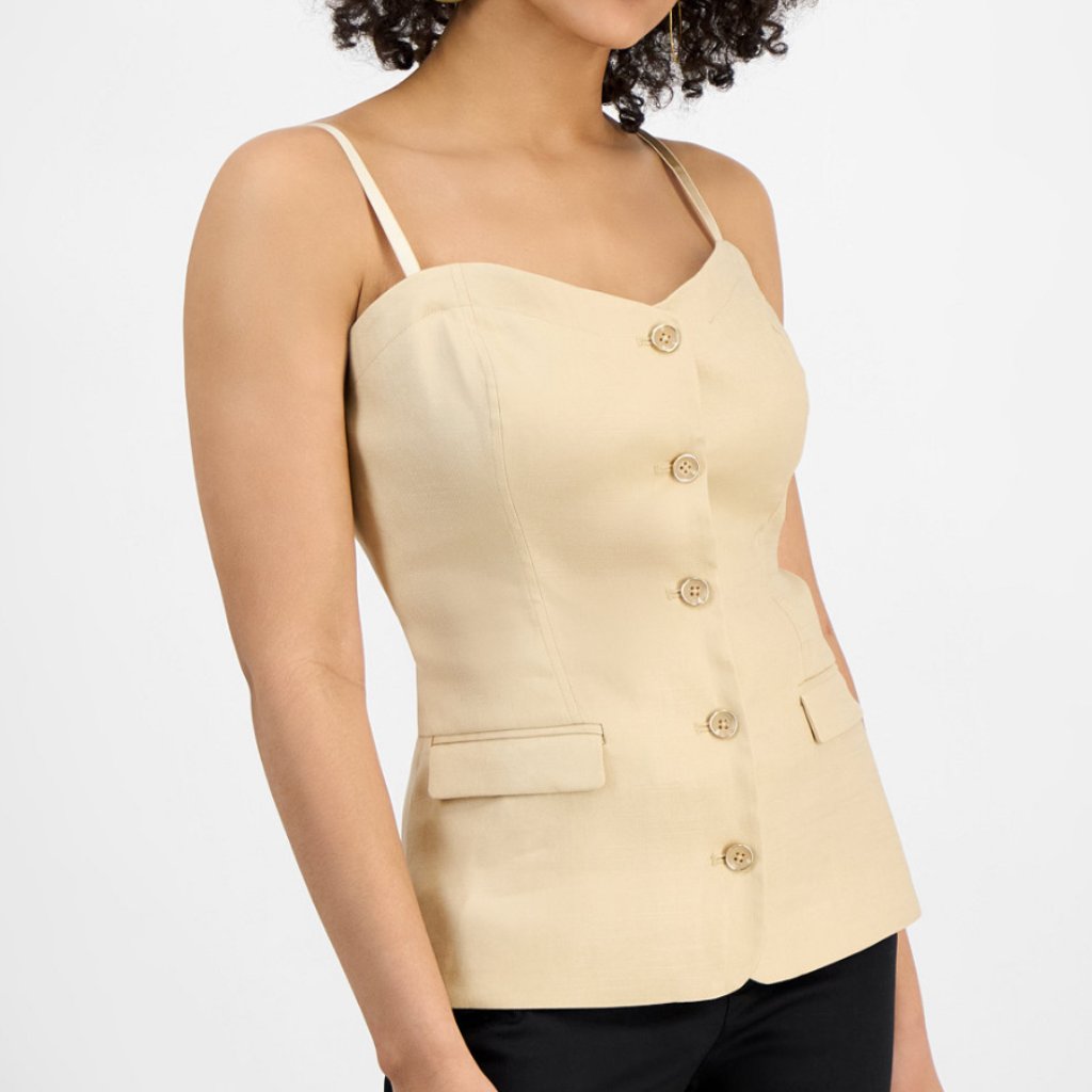 Guess Beigde Corset Top Xl